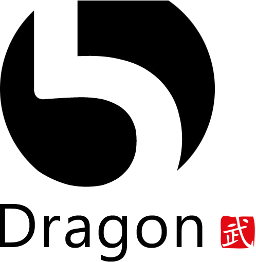 Schule der 5 Drachen Logo displaying a five resembling the yin and yang symbol from Taiji Quan